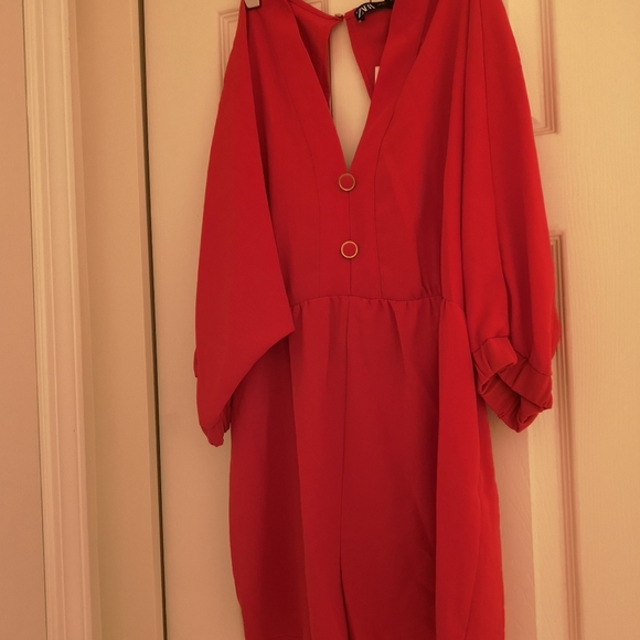 Zara Red Romper - Picture 2 of 4